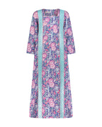 The Yasmine Dress in Periwinkle Garden