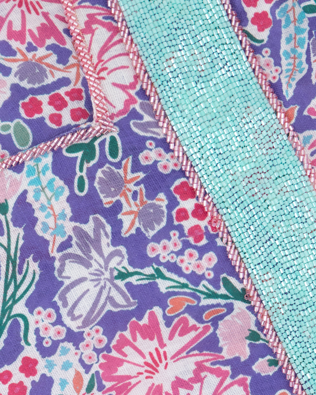The Yasmine Dress in Periwinkle Garden