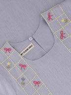 Ribbon Garden - Slate Blue